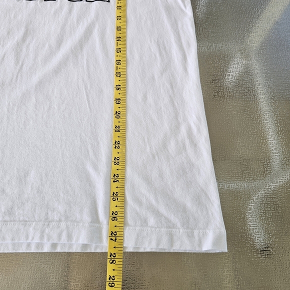 Nike Men's Y2K Minimalist Embroidered Logo Tee | White Clean Streetwear Basic L - Picture 7 of 11